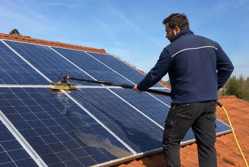 Nettoyage et entretien de panneaux solaires à Miramont-Sensacq